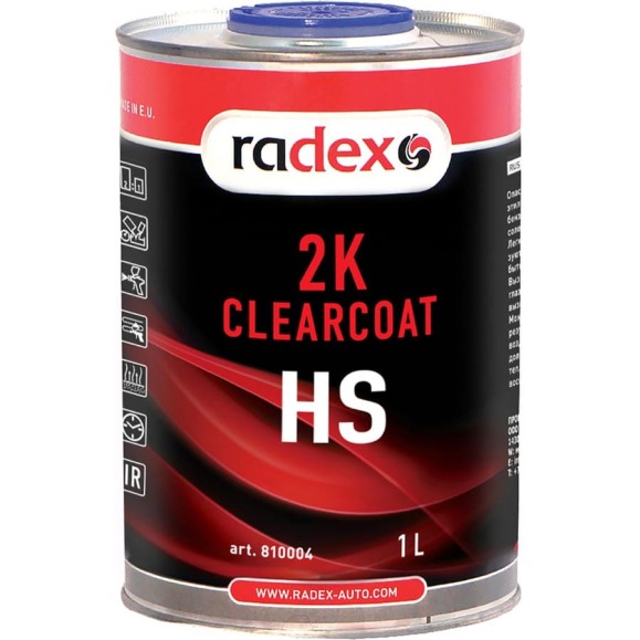 Лак Radex (12302) RADEX 2K HS 1 л 810004 Лак Radex (12302) RADEX 2K HS 1 л 810004