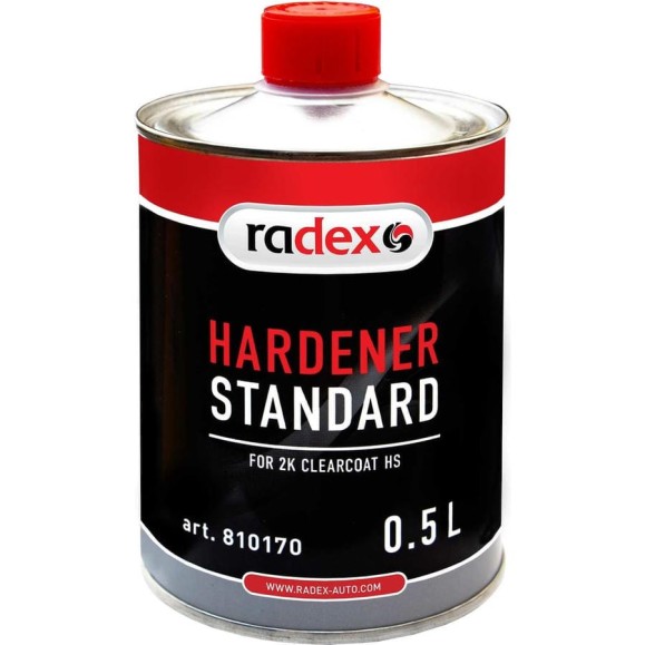 Отвердитель для 2K HS прозрачного лака Radex (12302) RADEX стандартный, 0.5 л 810170 Отвердитель для 2K HS прозрачного лака Radex (12302) RADEX стандартный, 0.5 л 810170