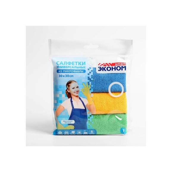 Салфетка из микрофибры SMART 30х30, №3 72430