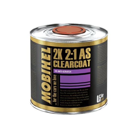 Акриловый лак MOBIHEL Anti-Scratch HS 2К бесцветный, банка 0.5 л 47155201 Акриловый лак MOBIHEL Anti-Scratch HS 2К бесцветный, банка 0.5 л 47155201
