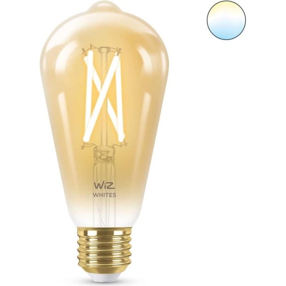 Лампа Wiz Wi-Fi BLE50WST64E27920-50Amb1PF/6 929003018701 Лампа Wiz Wi-Fi BLE50WST64E27920-50Amb1PF/6 929003018701
