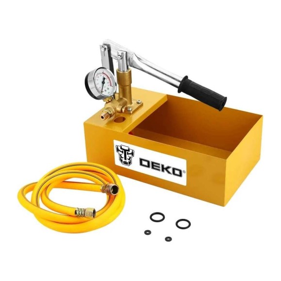Ручной опрессовщик DEKO HTP01 (5 л., 0-60 атм., 3 кг) 068-1311