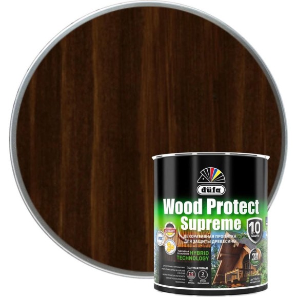 Пропитка Dufa WOOD PROTECT Supreme, палисандр 0.75 л МП00-008393 Пропитка Dufa WOOD PROTECT Supreme, палисандр 0.75 л МП00-008393
