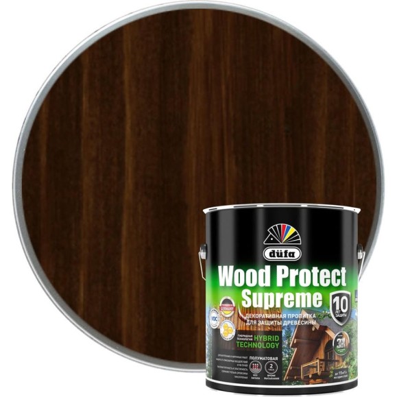 Пропитка Dufa WOOD PROTECT Supreme, палисандр 2,5 л МП00-008394 Пропитка Dufa WOOD PROTECT Supreme, палисандр 2,5 л МП00-008394