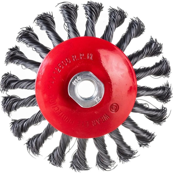 Корщетка-колесо для УШМ (125 мм; М14) FIT IT 39116