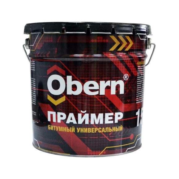 Праймер Obern BLACK битумный универсальный 15 кг 21760 Праймер Obern BLACK битумный универсальный 15 кг 21760