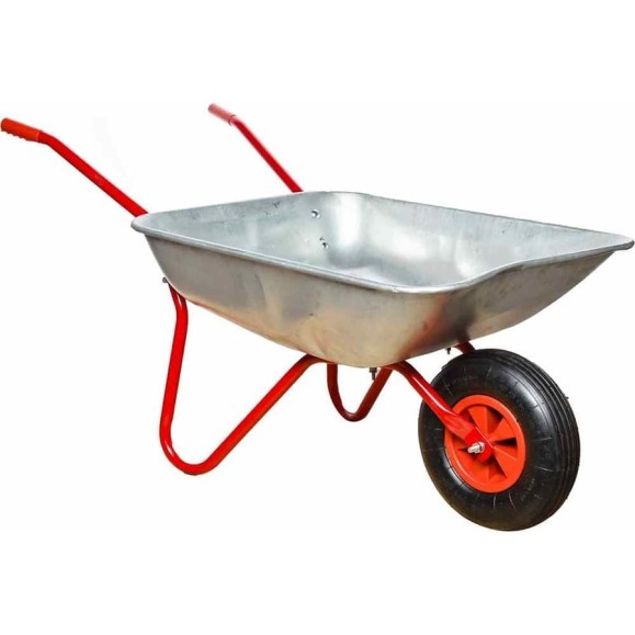 Одноколесная садовая тачка REDVERG RD-WB100G 6616068 Одноколесная садовая тачка REDVERG RD-WB100G 6616068