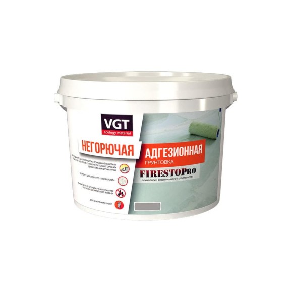 Адгезионная негорючая грунтовка VGT FIRESTOP PRO 25 кг 11607581 Адгезионная негорючая грунтовка VGT FIRESTOP PRO 25 кг 11607581