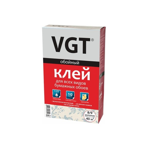 Клей для бумажных обоев сухой VGT 0,3 кг 11607687