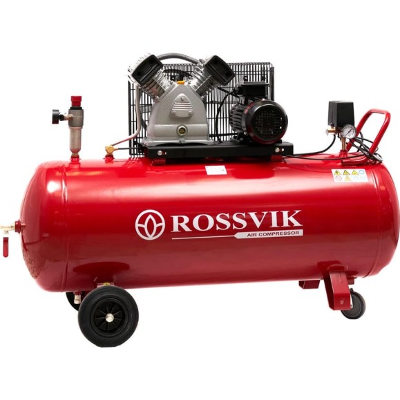 Поршневой компрессор Rossvik 420л/мин, 10бар, ресивер 200л, 380В/2,2кВт СБ4/С-200.LB30 Поршневой компрессор Rossvik 420л/мин, 10бар, ресивер 200л, 380В/2,2кВт СБ4/С-200.LB30