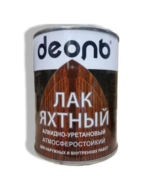 Лак яхтный полуматовый алкидно-уретановый Деоль 0,75 л 00030457