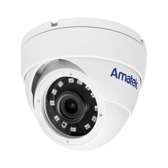 Купольная антивандальная IP видеокамера Amatek AC-IDV502MX 2.8 mm 5Мп 7000665 Купольная антивандальная IP видеокамера Amatek AC-IDV502MX 2.8 mm 5Мп 7000665
