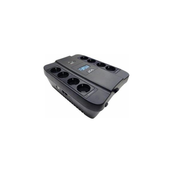 ИБП Powercom, ID1456261, 750VA/450W, Линейно-интерактивный, аппроксимированная си SPD-750U LCD USB