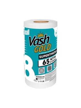 Тряпки для уборки в рулоне VASH GOLD Small 65 листов/рулон 307871