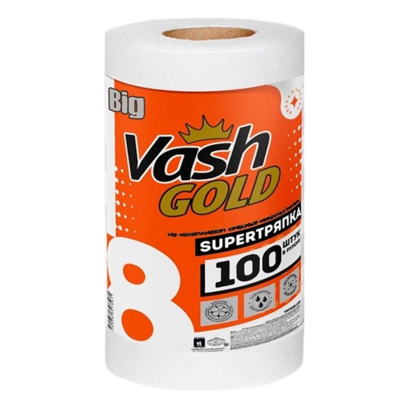 Тряпка VASH GOLD BIG 100 листов 307581 Тряпка VASH GOLD BIG 100 листов 307581