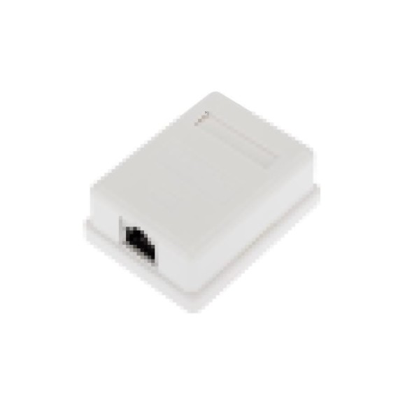 Компьютерная внешняя экранированная розетка REXANT 1-порт RJ-45 (8P8C), FTP категория 6 03-0142