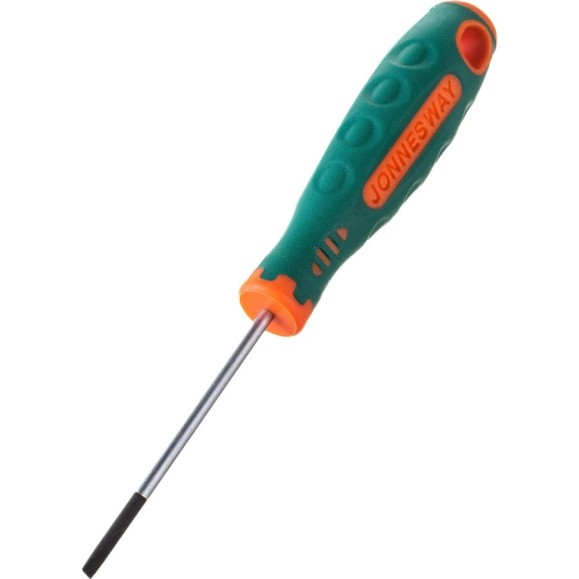 Стержневая шлицевая отвертка Jonnesway Anti-Slip Grip SL2.4х50 мм 46116 D71S250 Стержневая шлицевая отвертка Jonnesway Anti-Slip Grip SL2.4х50 мм 46116 D71S250
