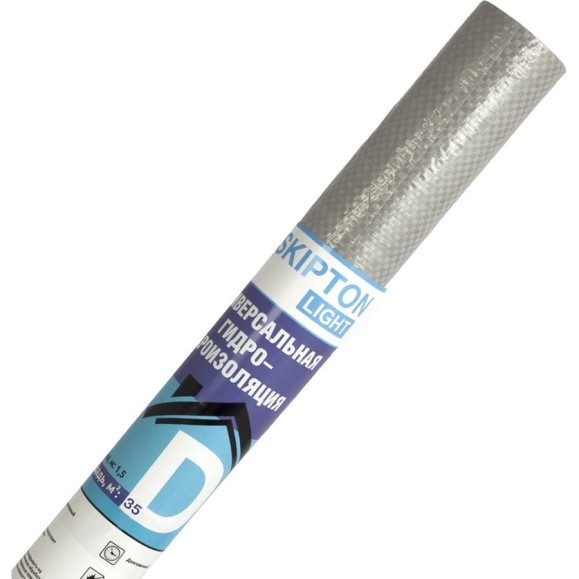 Гидро-пароизоляция Skipton D light ширина 1.5 м, 35 кв.м, двухслойная пленка SKID.150.35 Гидро-пароизоляция Skipton D light ширина 1.5 м, 35 кв.м, двухслойная пленка SKID.150.35