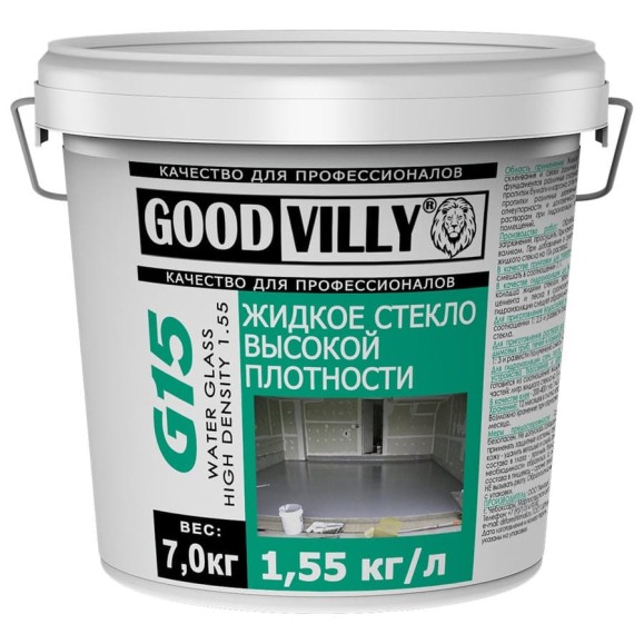 Жидкое стекло ГАММА Good Villy G15 7 кг 233961