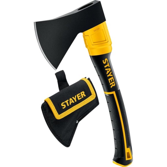 Кованый топор STAYER Fiberglass 600/800 г, с чехлом 2062-06P_z02 Кованый топор STAYER Fiberglass 600/800 г, с чехлом 2062-06P_z02