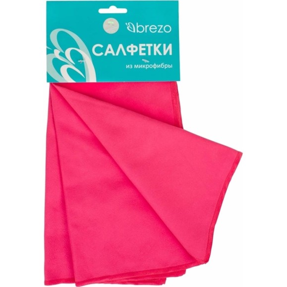 Замшевые салфетки BREZO микрофибра, цвет розовый, 3 шт., арт. 95415 Замшевые салфетки BREZO микрофибра, цвет розовый, 3 шт., арт. 95415