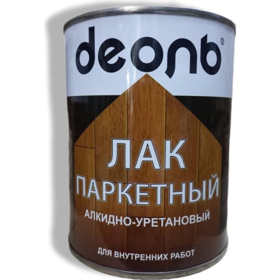 Лак паркетный Деоль полуматовый алкидно-уретановый 0.75 л 00030455