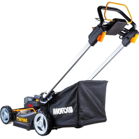 Аккумуляторная самоходная газонокосилка WORX 40 В, АКБ 4 А*ч х2, ЗУ 2А х2 WG749E