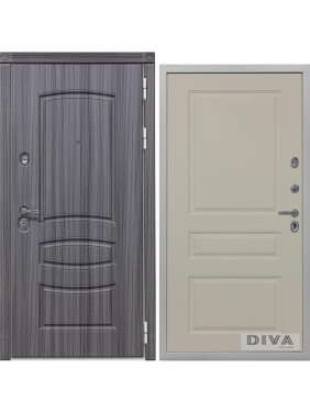 Дверь DIVA 42 2050x860 мм Правая Сандал серый - Д13 Софт Шампань УТ-00075308