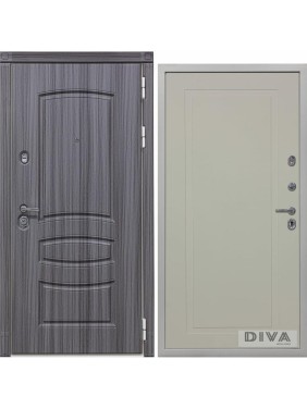 Дверь DIVA 42 2050x960 мм Правая Сандал серый - Н10 Софт Шампань УТ-00075394