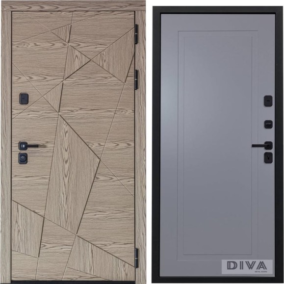 Дверь DIVA 97/1 2050x960 мм Правая Дуб натуральный - Н10 Силк Маус УТ-00074955 Дверь DIVA 97/1 2050x960 мм Правая Дуб натуральный - Н10 Силк Маус УТ-00074955