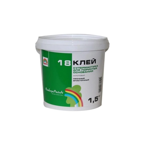 Клей для плитки и паркета Радуга Р-18 1,5 кг 4607017511510