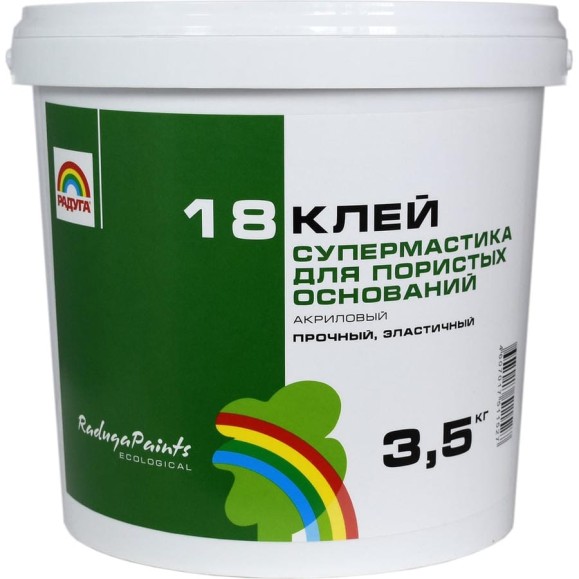 Клей для плитки и паркета Радуга Р-18 3,5 кг 4607017511527