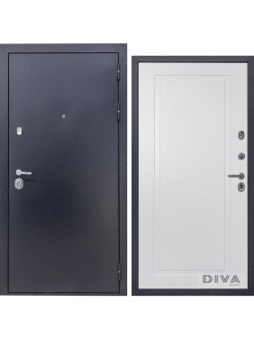 Дверь DIVA 40 2050x860 мм Правая Титан - Н10 Белый софт УТ-00073533