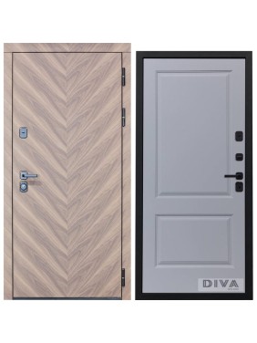 Дверь DIVA 98 2050x860 мм Правая Орех шоколадный - Д7 Силк маус УТ-00075825