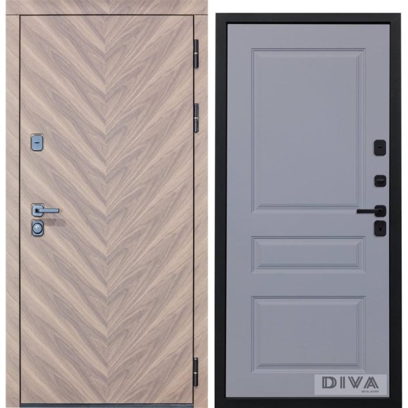 Дверь DIVA 98 2050x860 мм Правая Орех шоколадный - Д13 Силк маус УТ-00075842 Дверь DIVA 98 2050x860 мм Правая Орех шоколадный - Д13 Силк маус УТ-00075842