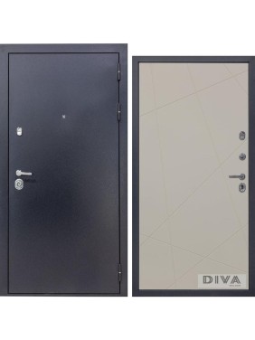 Дверь DIVA 40 2050x860 мм Правая Титан - Д11 Софт Шампань УТ-00074599