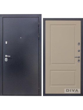 Дверь DIVA 40 2050x860 мм Правая Титан - Д7 Софт Шампань УТ-00074496