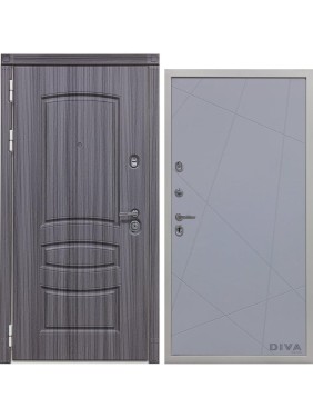 Дверь DIVA 42 2050x860 мм Левая Сандал серый - Д11 Силк Маус УТ-00075316