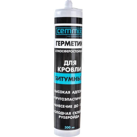Кровельный битумный герметик CEMMIX 300 г 82577372