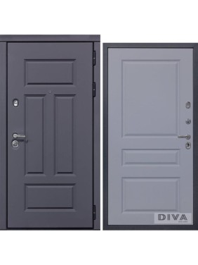 Дверь DIVA 47 2050x860 мм Правая Ясень графит - Д13 Силк Маус УТ-00073112