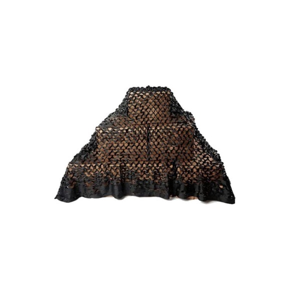 Декоративная маскировочная сеть 4500x2300 мм, оксфорд 210, черный Tplus T020385