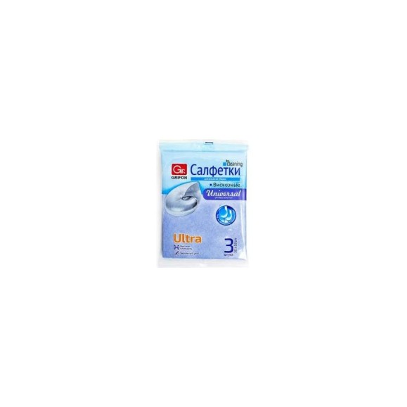Салфетки для кухни из вискозы GRIFON 30x38 см, 3 шт в уп, 5 упаковок 910-007_5 Салфетки для кухни из вискозы GRIFON 30x38 см, 3 шт в уп, 5 упаковок 910-007_5