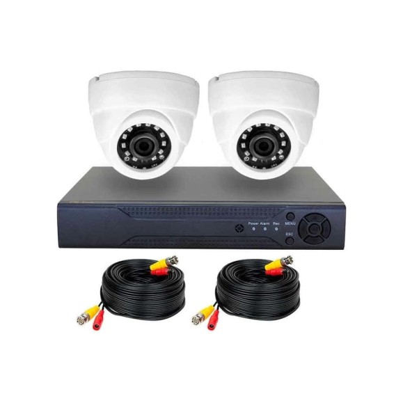 Комплект видеонаблюдения PS-link AHD 2Мп KIT-A202HD 2 камеры для помещения 2995 Комплект видеонаблюдения PS-link AHD 2Мп KIT-A202HD 2 камеры для помещения 2995