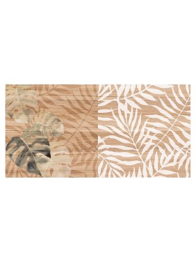 Настенная керамическая плитка LAPARET Organic (коричневый; узор; 20x40 см; 15 шт.) х9999278238