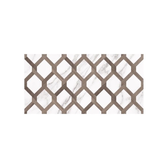 Настенная керамическая плитка LAPARET Blanco (белый; узор; 20x40 см; 15 шт.) х9999279372