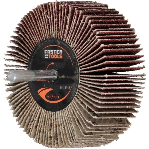 Круг лепестковый радиальный 60x30 мм, P40 FASTER TOOLS 4379