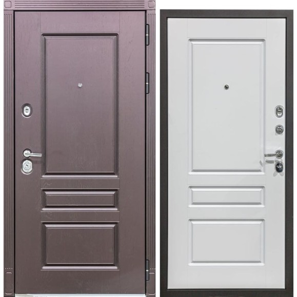 Дверь DIVA МХ-27 2050x860 мм Правая Крафтовый дуб - Белый матовый УТ-00075558 Дверь DIVA МХ-27 2050x860 мм Правая Крафтовый дуб - Белый матовый УТ-00075558