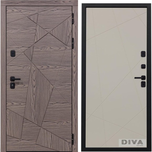 Дверь DIVA 97/2 2050x960 мм Правая Дуб коньяк - Д11 Софт шампань УТ-00072816 Дверь DIVA 97/2 2050x960 мм Правая Дуб коньяк - Д11 Софт шампань УТ-00072816