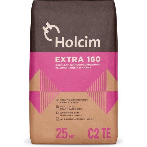 Клей для плитки HOLCIM C2TE 25 кг 4620005900332