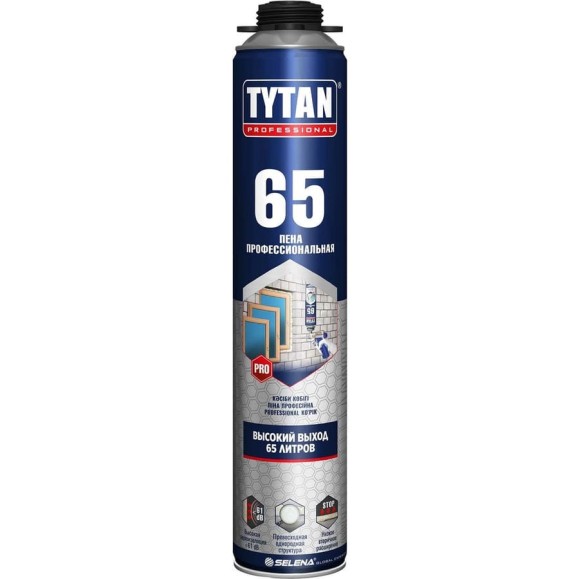Профессиональная пена Tytan PROFESSIONAL 65 летняя, 750 мл 16951